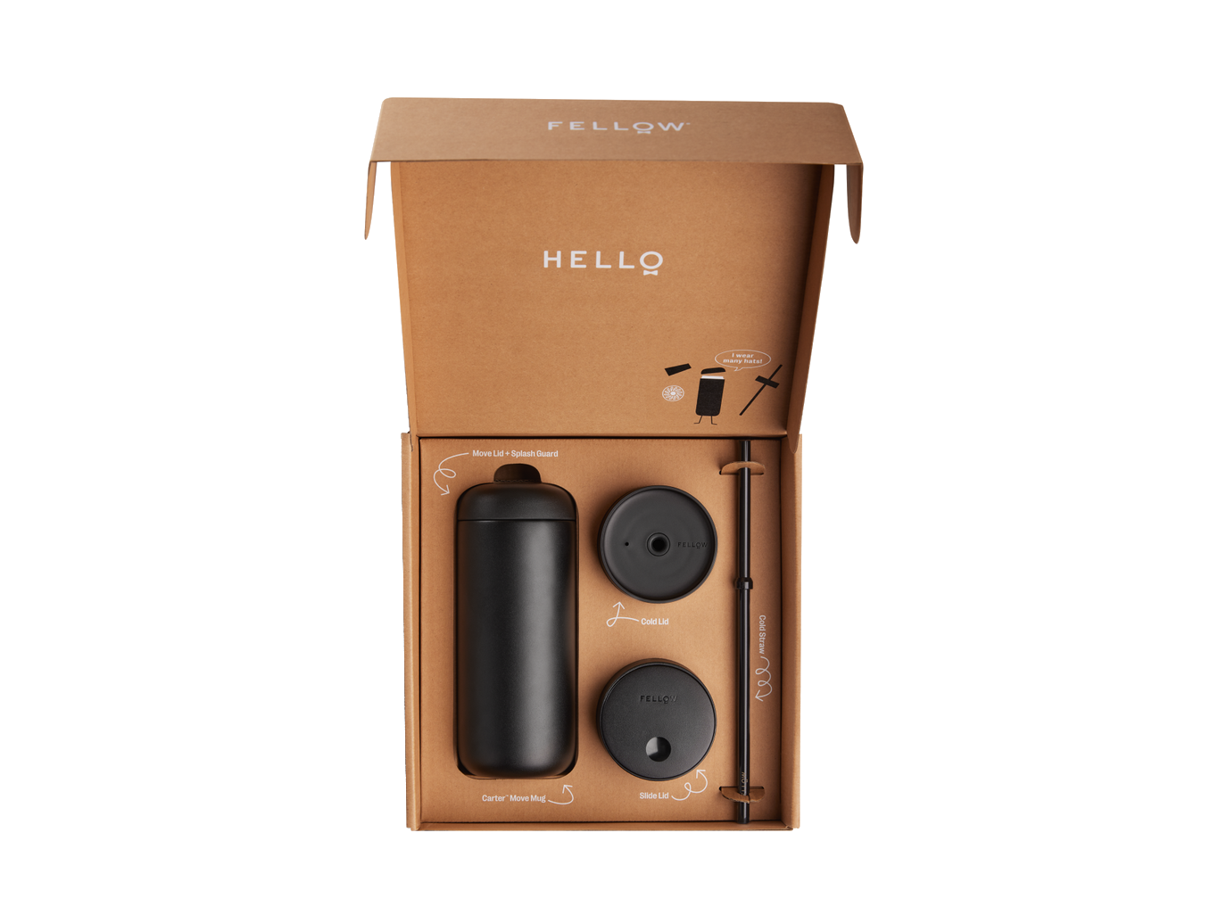 Fellow Carter 3-in-1 Lid System