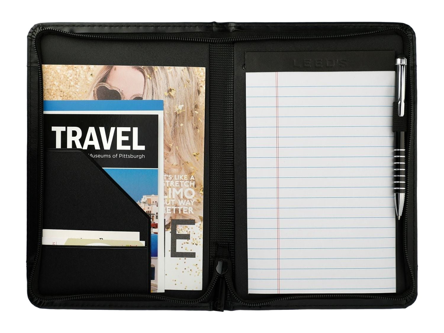 Windsor Impressions Jr. Zippered Padfolio with FSC® Mix Paper
