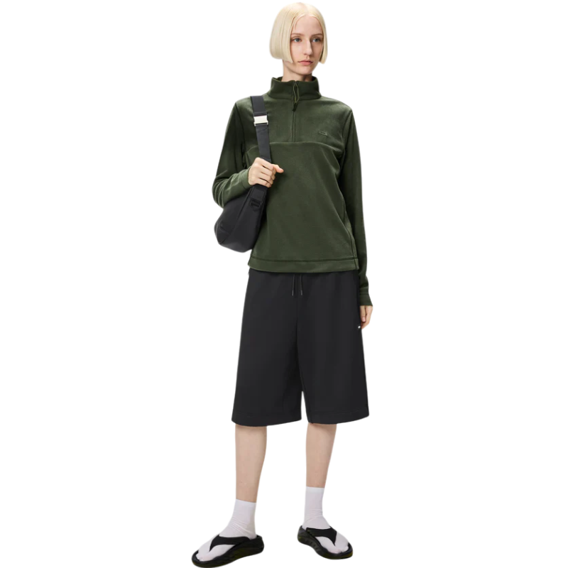 RAINS Addis Fleece Curve Half Zip