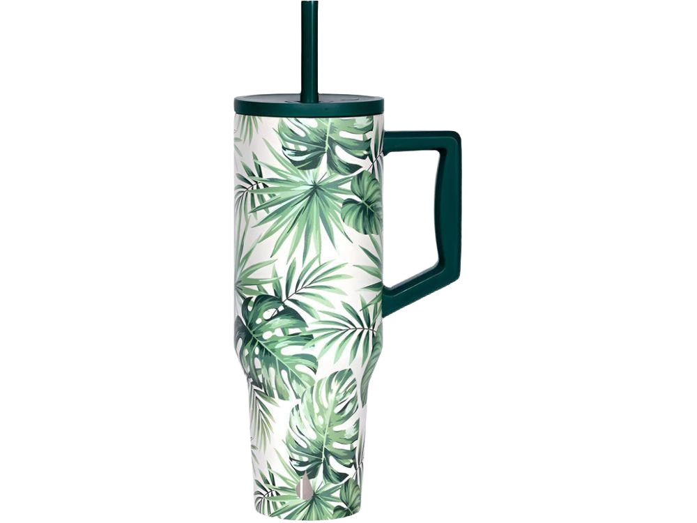 Elemental Commuter 40oz Tumbler - Monstera