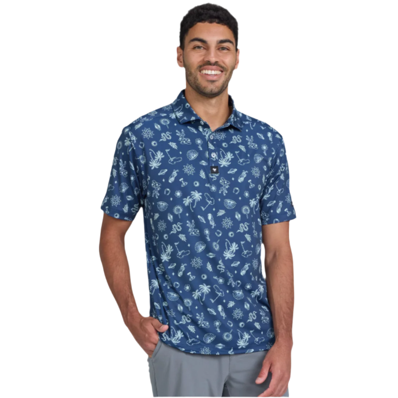 Desert Golfin' Core Performance Polo