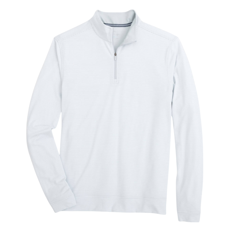 Southern Tide Men's Heather Cruiser Micro-Stripe Quarter-Zip
