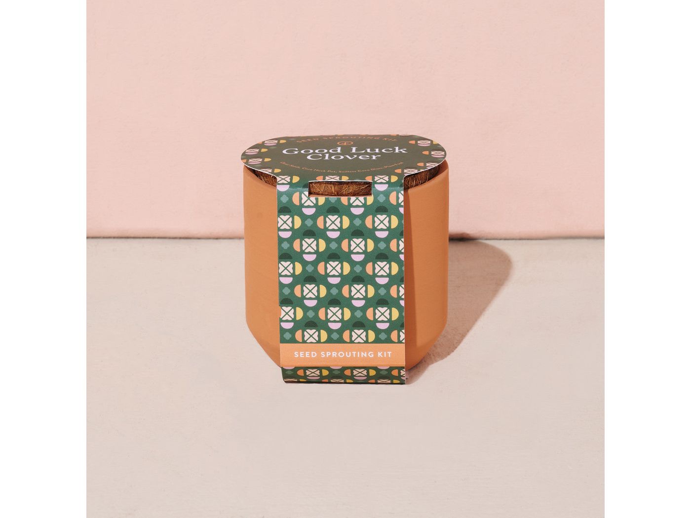 Modern Sprout® Tiny Terracotta Grow Kit Good Luck Clover