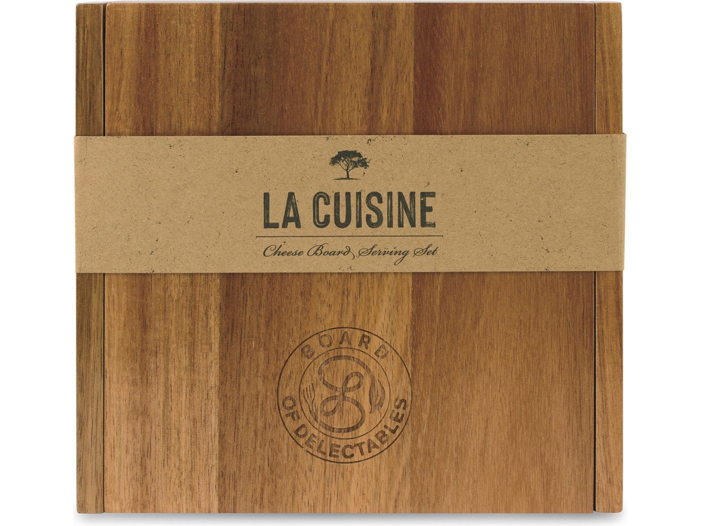 La Cuisine Cheese Board with Serving Set