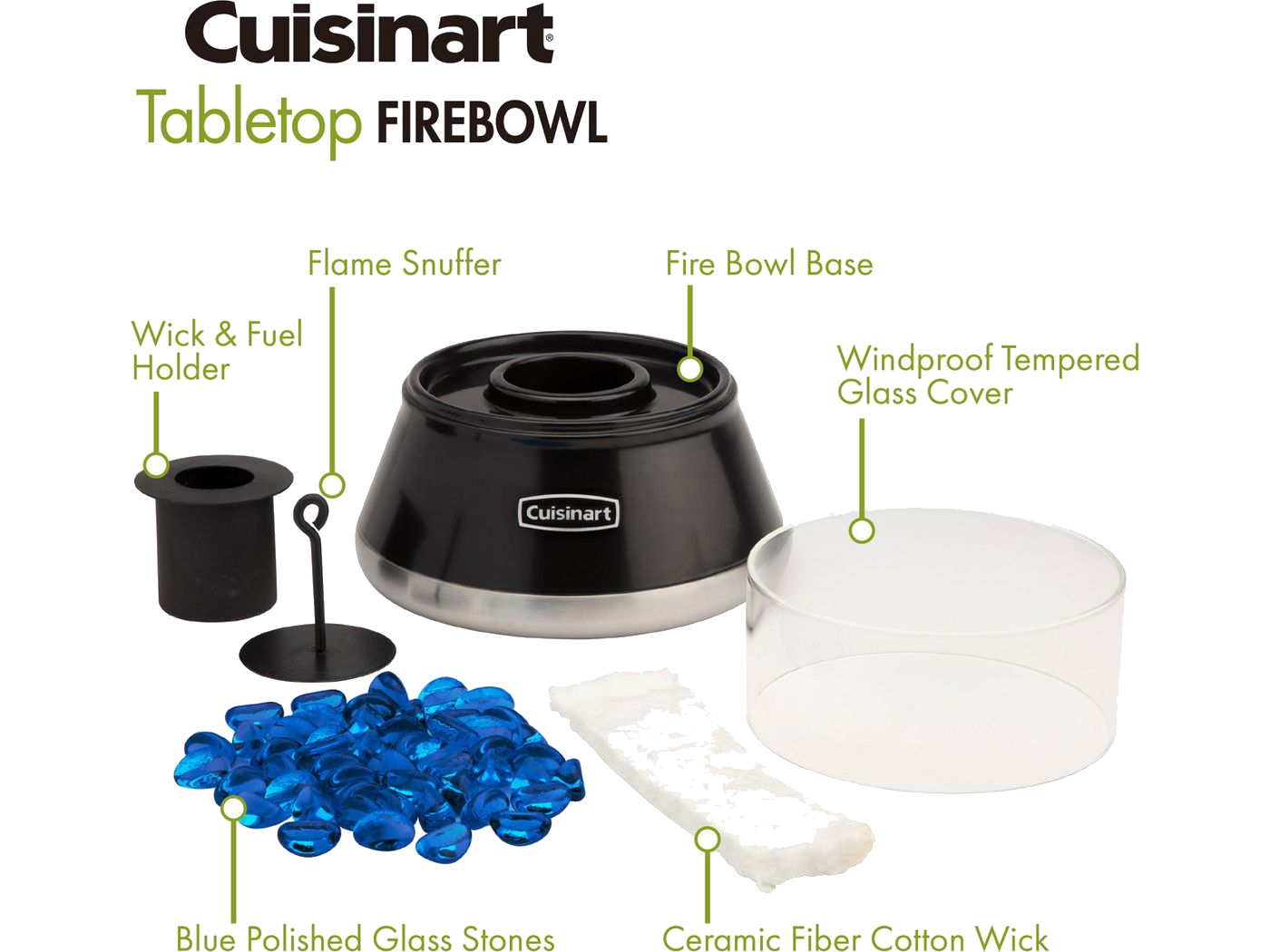 Cuisinart Outdoors® Petite Tabletop Fire Bowl