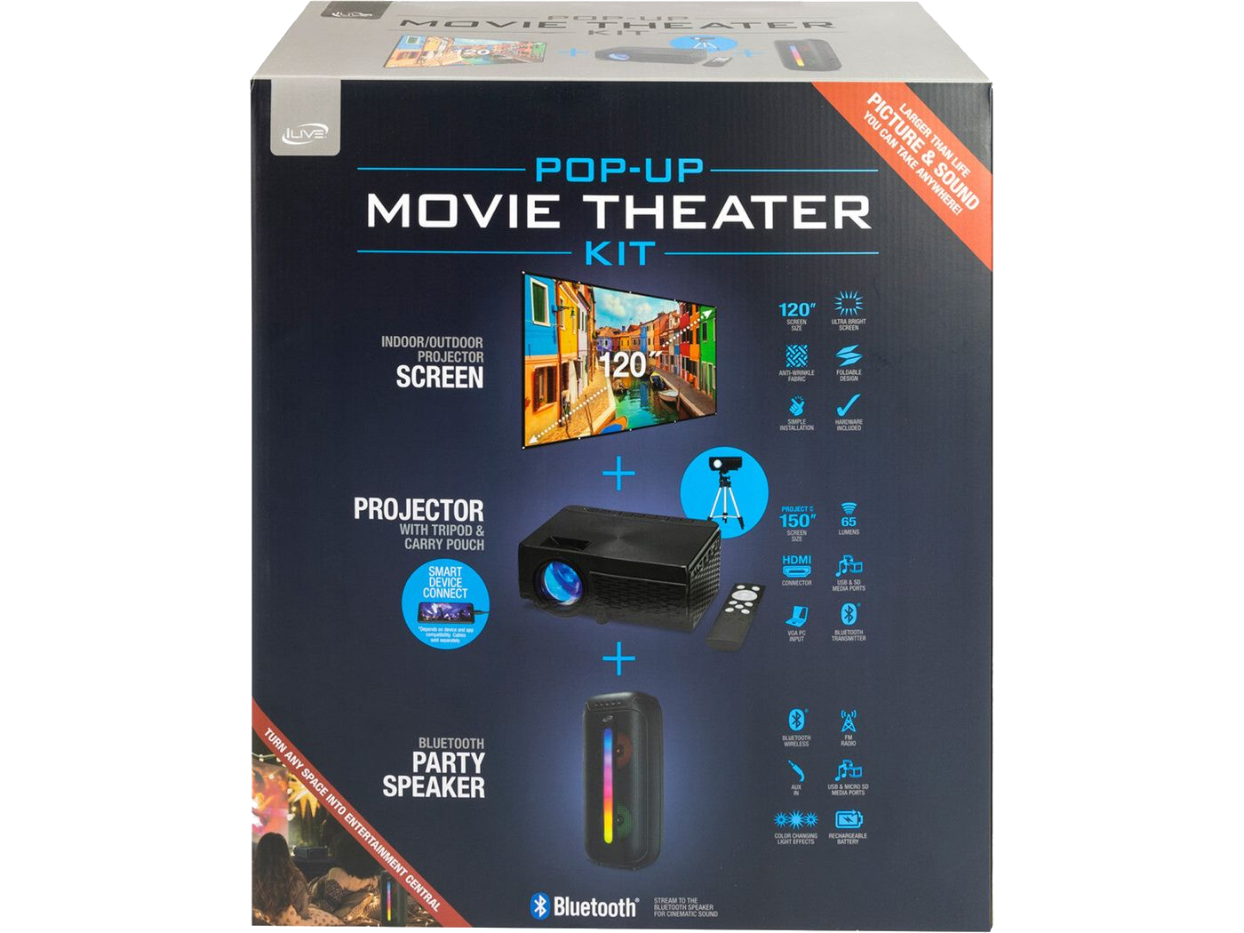 iLive™ Cinema Home Theater Kit