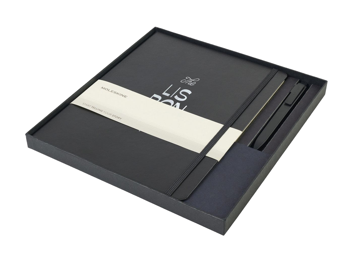 Moleskine® X-Large Notebook and GO Pen Gift Set