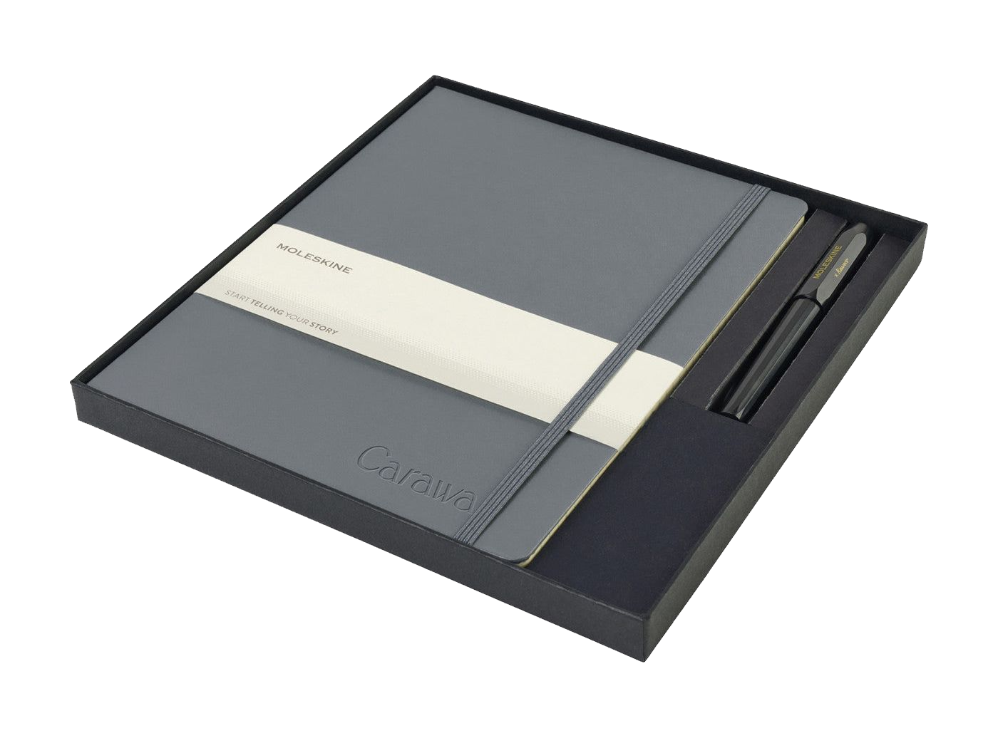 Moleskine® X-Large Notebook and Kaweco Pen Gift Set