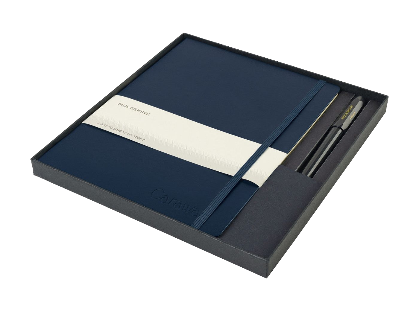 Moleskine® X-Large Notebook and Kaweco Pen Gift Set