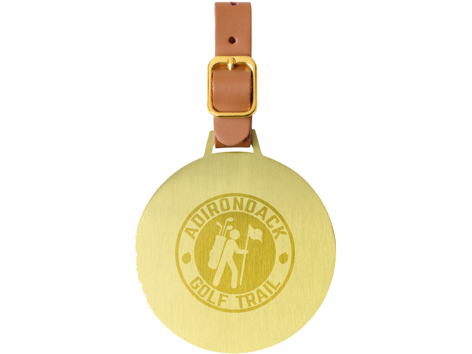 Ahead Large Round Golf Bag Tag