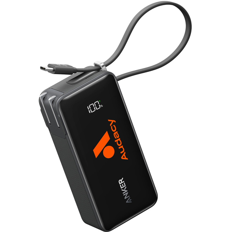 Anker Power Bank (10K, Fusion, Built-In Cable)