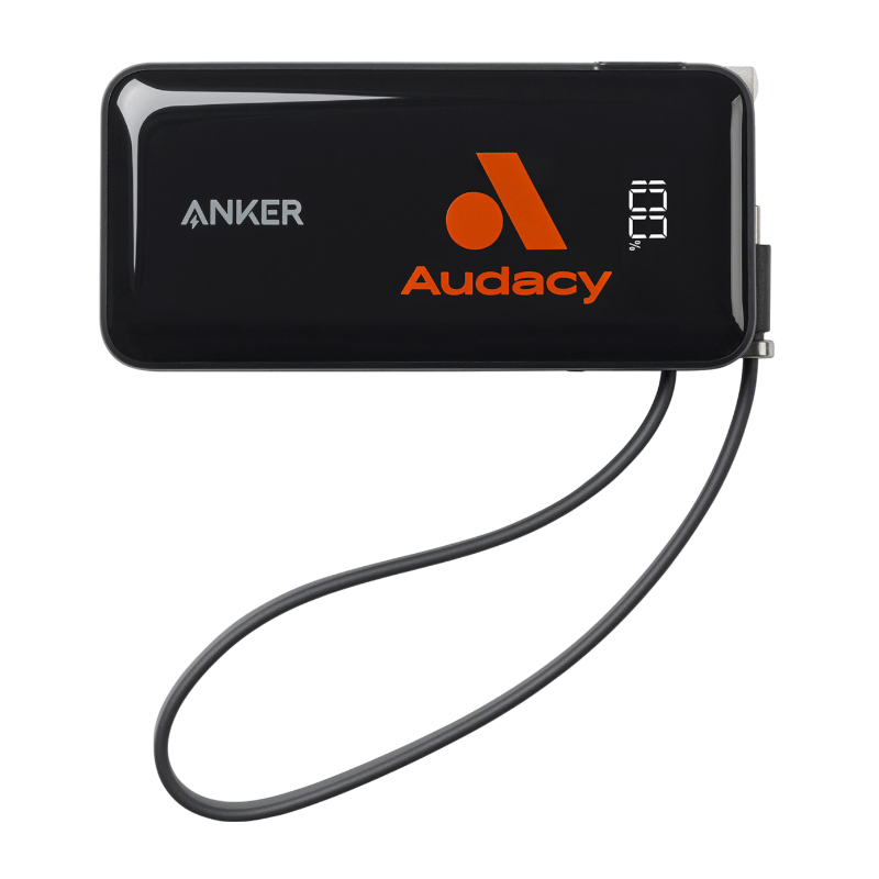 Anker Power Bank (10K, Fusion, Built-In Cable)