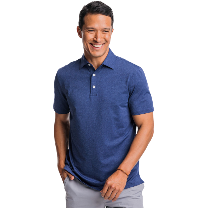 Southern Tide Men's Brrr-eeze Heather Performance Polo