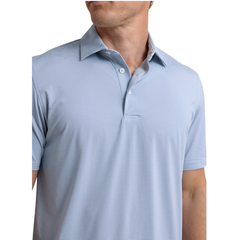 Southern Tide Men's Brrr eeze Meadowbrook Stripe Polo