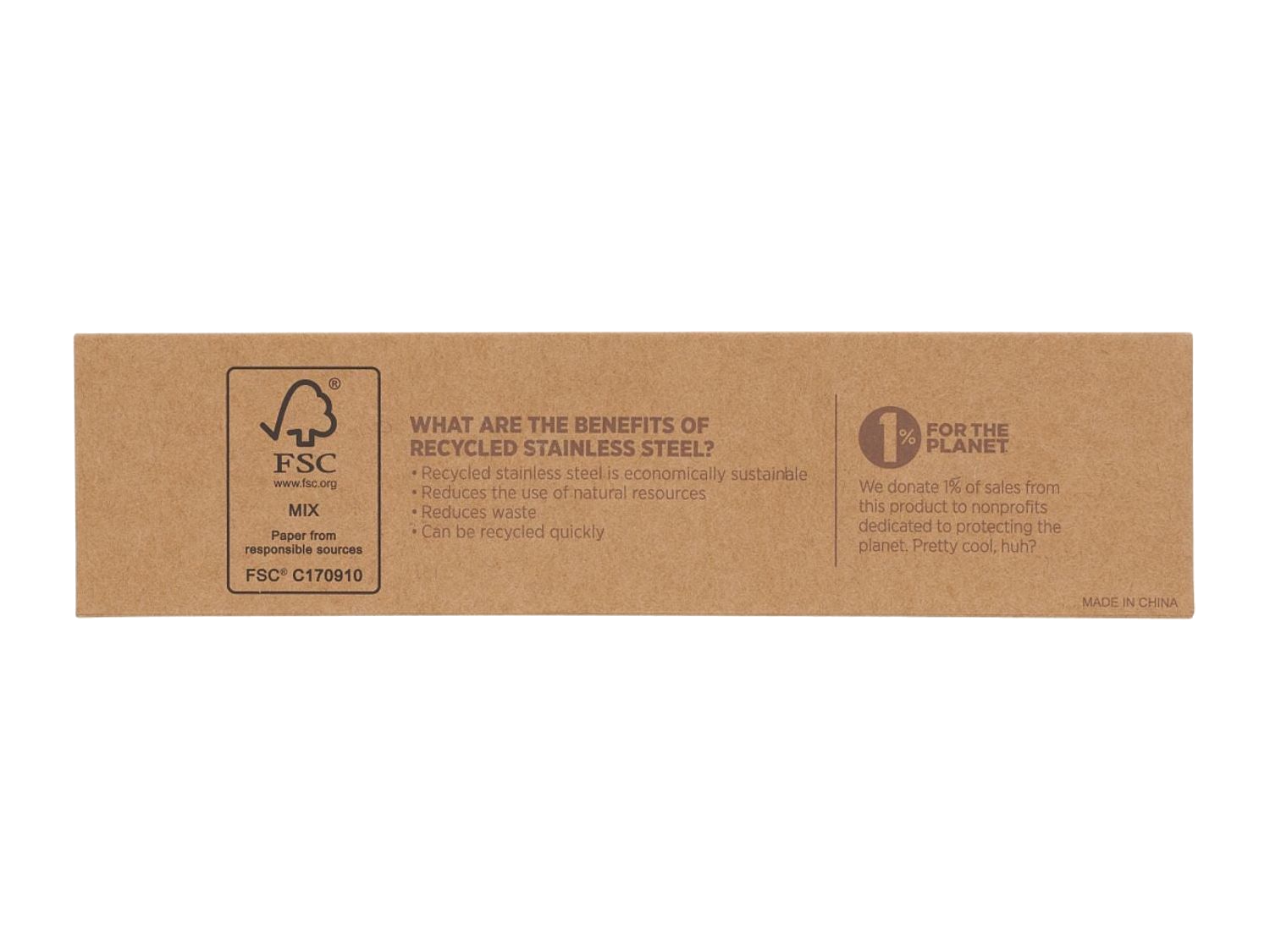 Recycled Stainless Steel Rollerball Pen