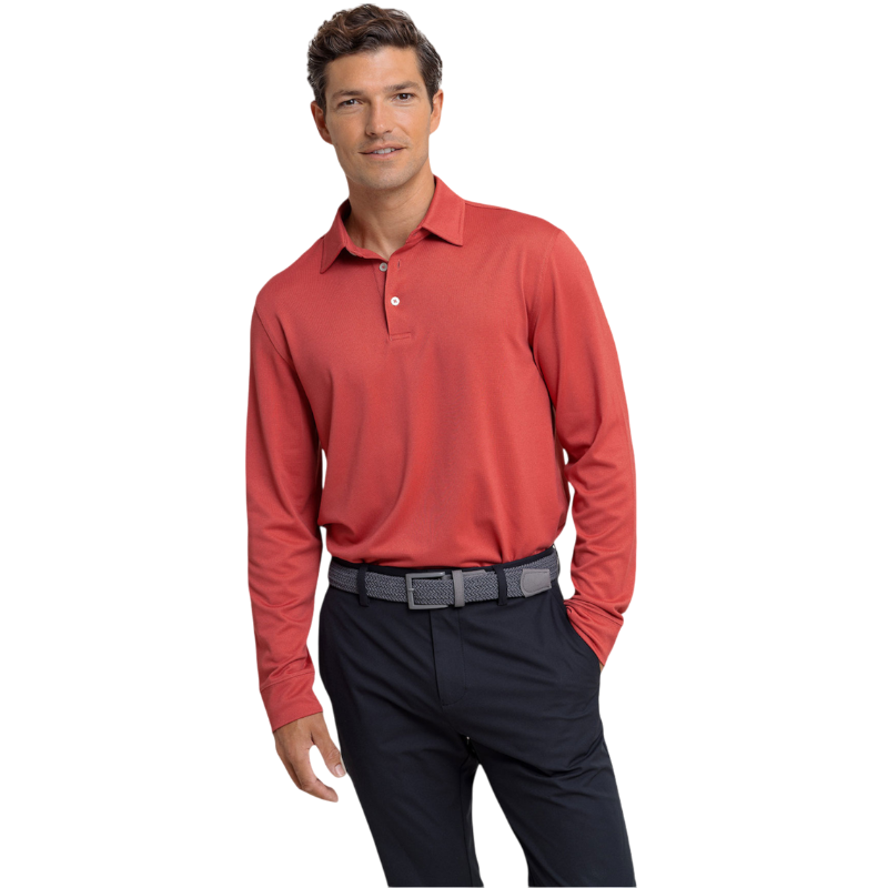 Southern Tide Men's Long Sleeve Belfair Performance Polo