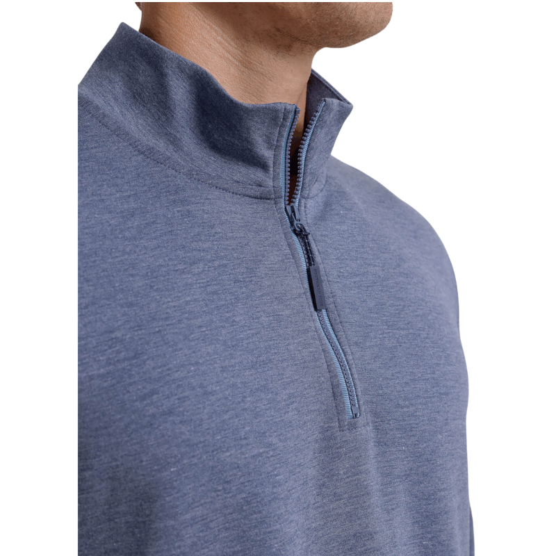 Southern Tide Men's Whyche Interlock Heather Quarter-Zip