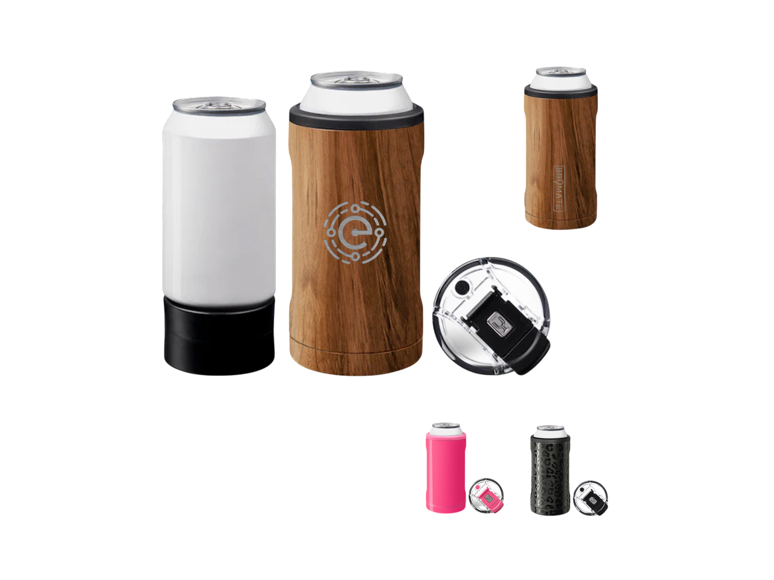 12/16 Oz. BrüMate Hopsulator Trio Fashion Colors - Neon Pink - Drinkware