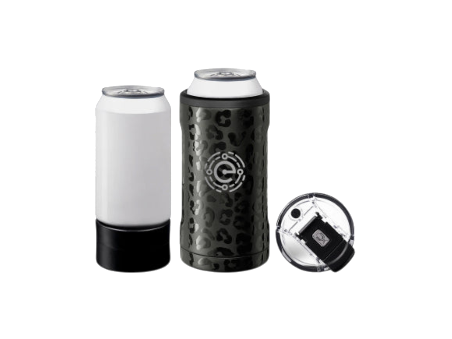 12/16 Oz. BrüMate Hopsulator Trio Fashion Colors - Onyx Leopard - Drinkware