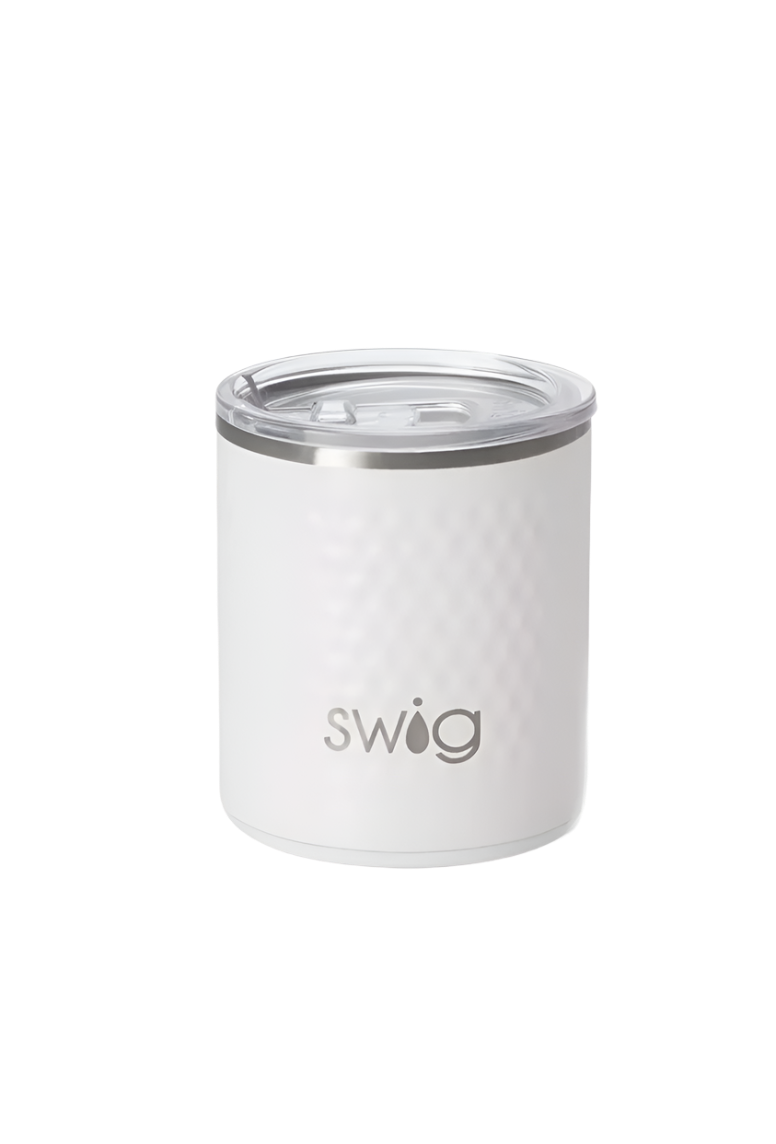 12 Oz. Swig Life™ Golf Partee Lowball Tumbler - White / 12oz - Golf Drinkware
