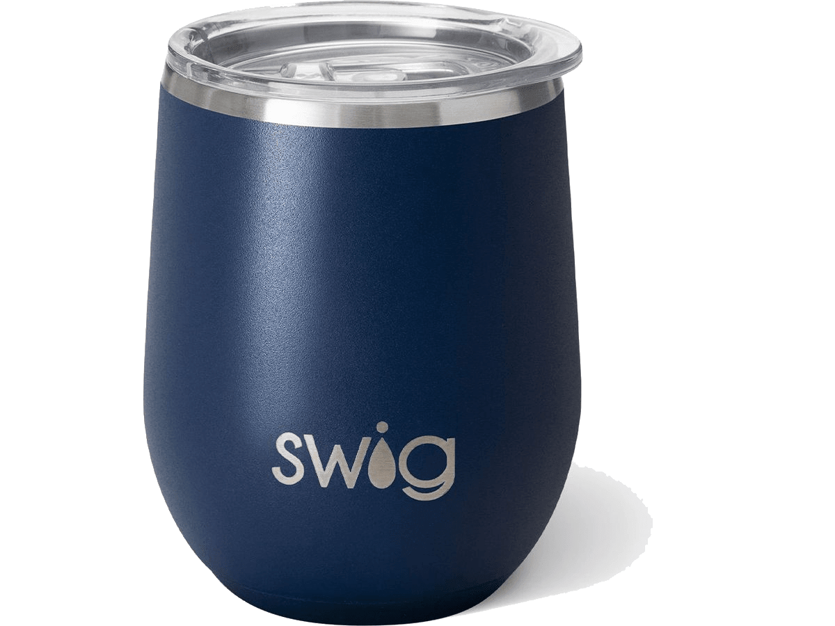 12 Oz. Swig Life™ Stainless Steel Stemless Wine Tumbler - Wine Tumblers - SwagWear