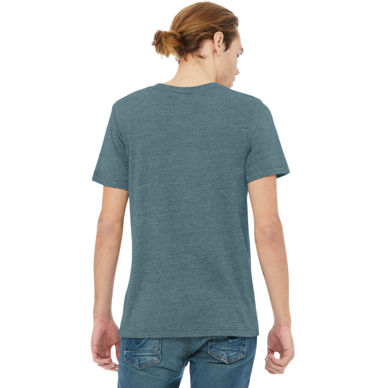 BELLA+CANVAS® Unisex Heather CVC V-Neck Tee