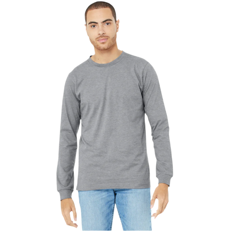 BELLA+CANVAS® Unisex Heather CVC Long Sleeve Tee