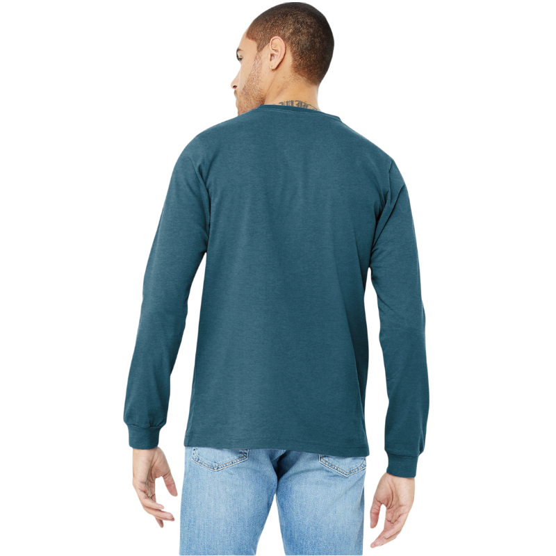 BELLA+CANVAS® Unisex Heather CVC Long Sleeve Tee