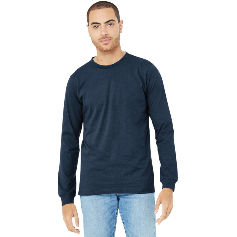 BELLA+CANVAS® Unisex Heather CVC Long Sleeve Tee