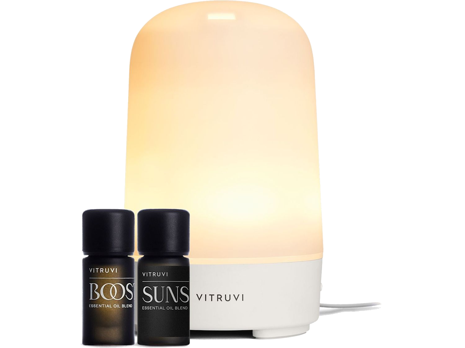 Vitruvi Glow Diffuser and Essential Oils Bundle Set
