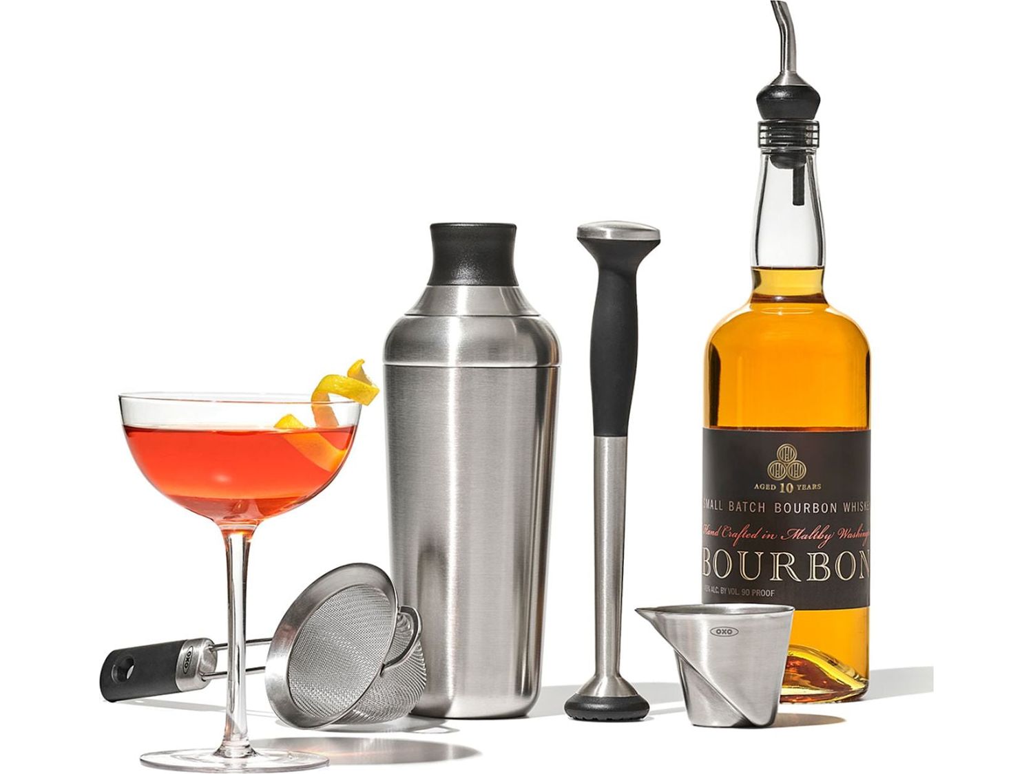 OXO Steel 6-piece Barware Set