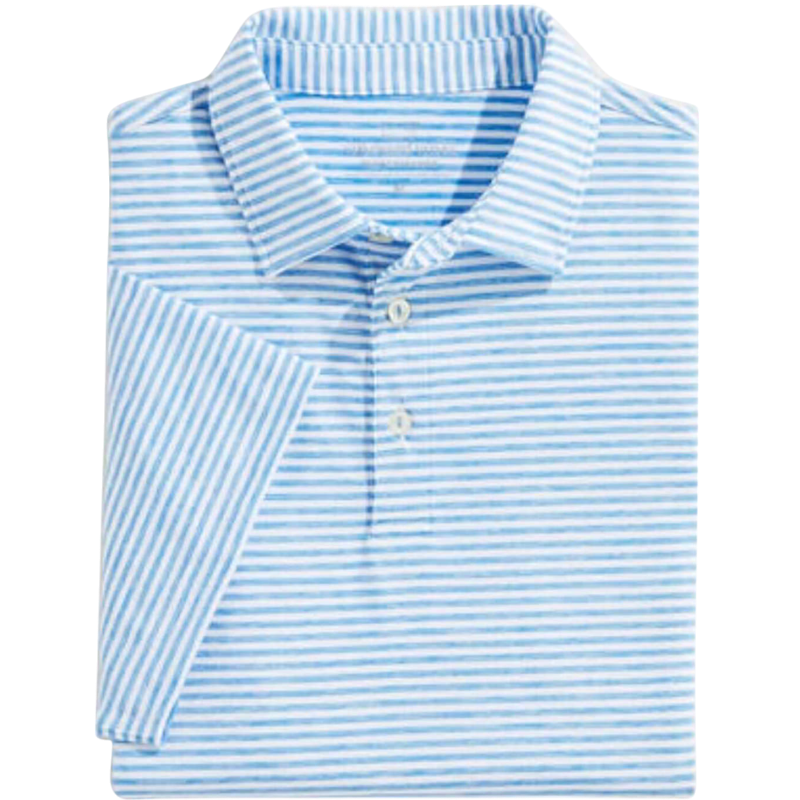 Vineyard Vines Men's Blank Heathered Winstead Stripe Sankaty Polo