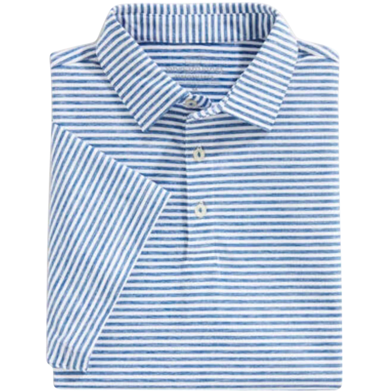 Vineyard Vines Men's Blank Heathered Winstead Stripe Sankaty Polo