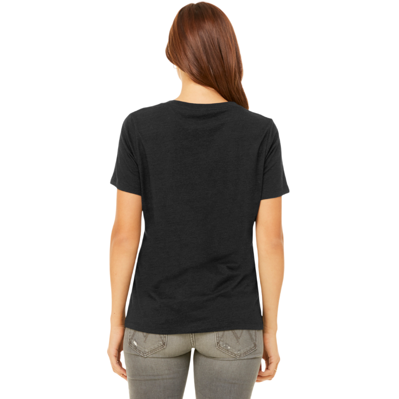 BELLA+CANVAS® Women’s Relaxed Heather CVC V-Neck Tee