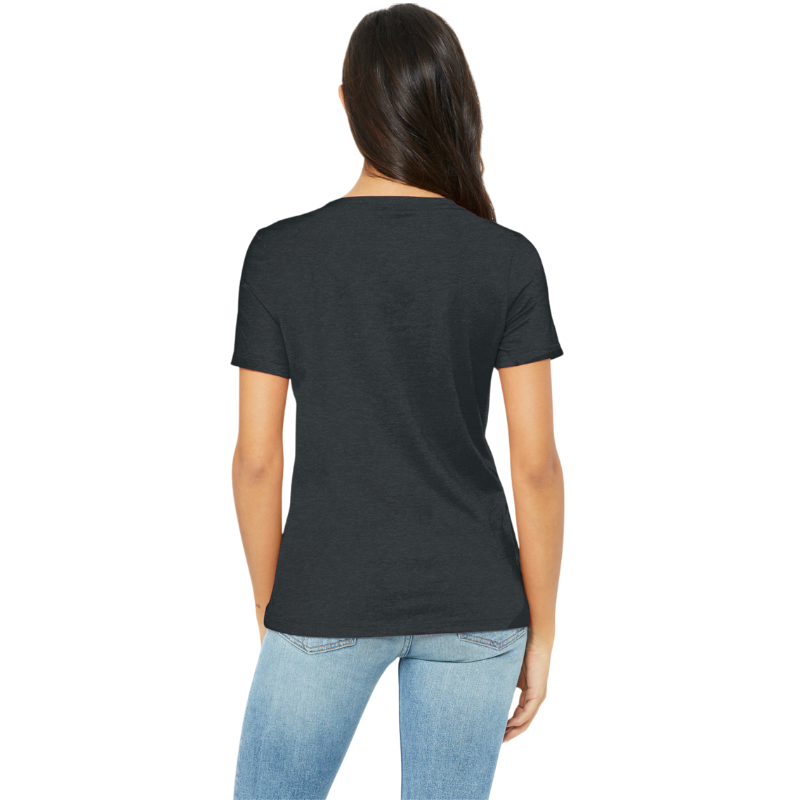 BELLA+CANVAS® Women’s Relaxed Heather CVC V-Neck Tee