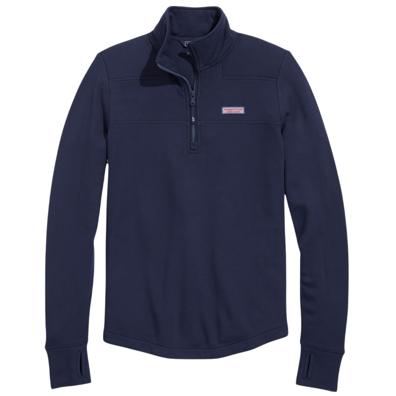 Vineyard Vines Women's Dreamcloth Relaxed Shep Quarter-Zip