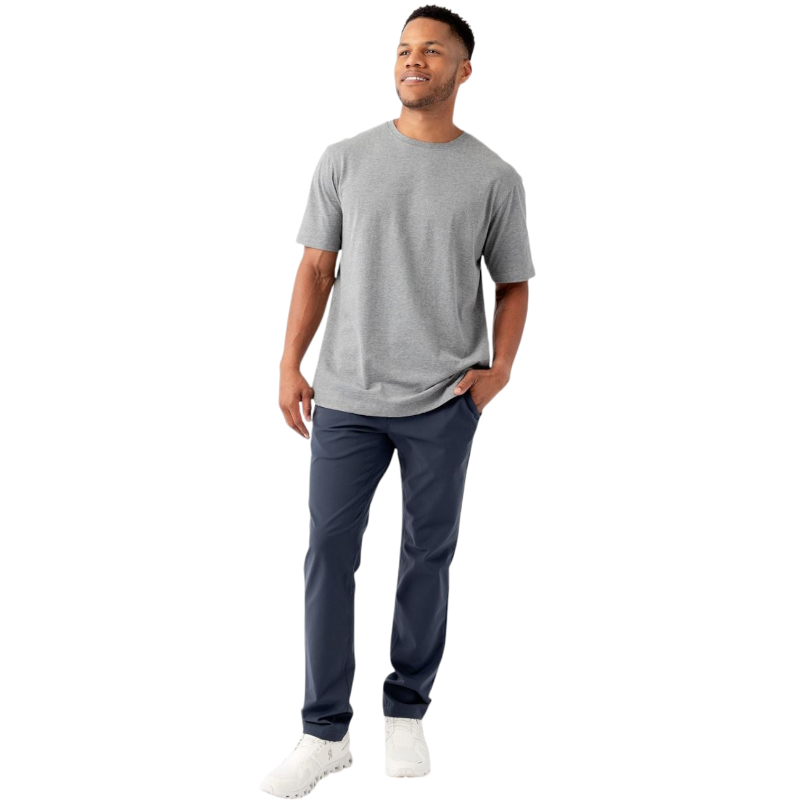 Man in olive tee with white background |Color:Olive