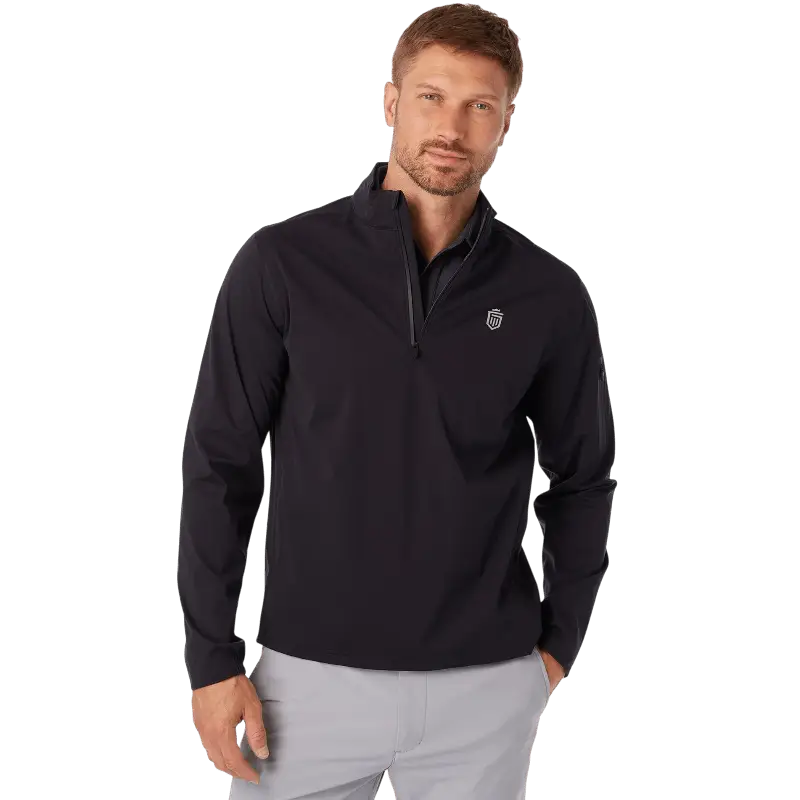 3 - Layer Quarter Zip Shell Jacket - Pullovers - SwagWear