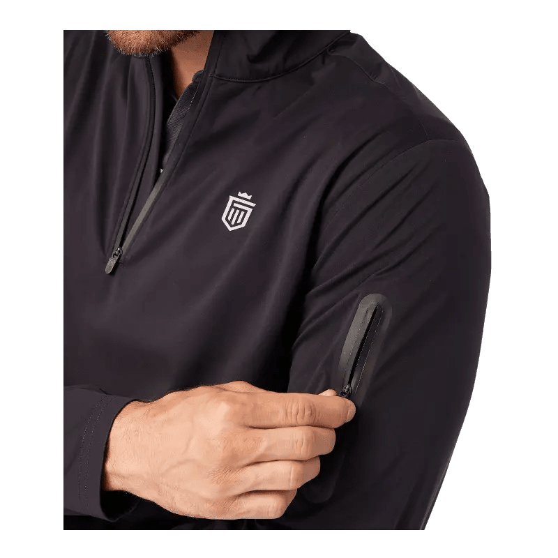 3-Layer Quarter Zip Shell Jacket - Pullovers - SwagWear