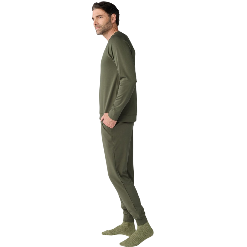 Cozy Earth Men's Ultra-Soft Bamboo Pullover Crew