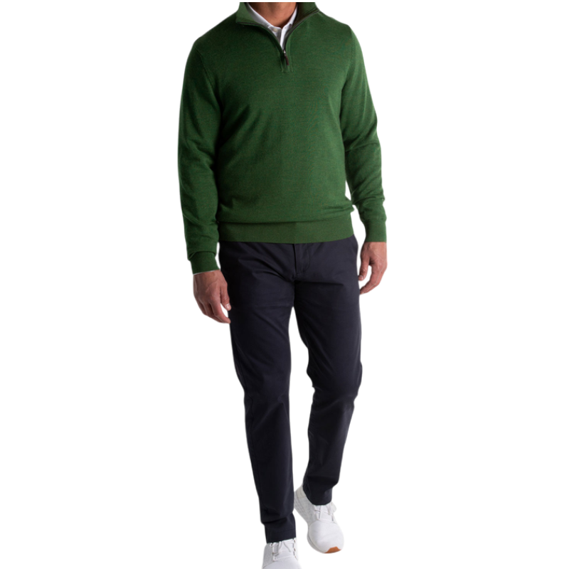 Fairway & Greene Men's Baruffa Quarter-Zip Windsweater