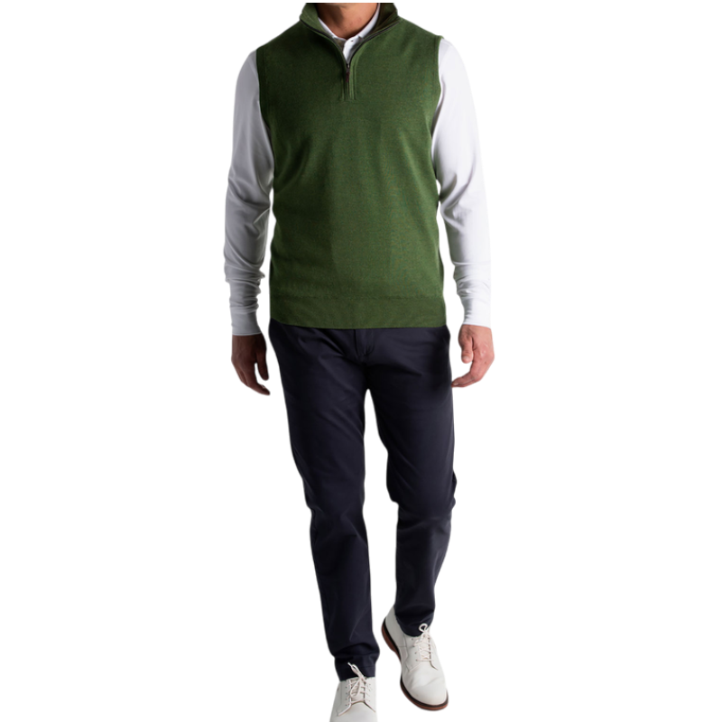 Fairway & Greene Men's Baruffa Quarter-Zip Windvest