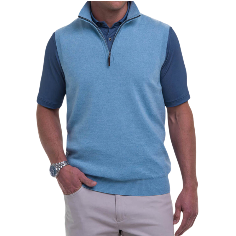 Fairway & Greene Men's Baruffa Quarter-Zip Windvest