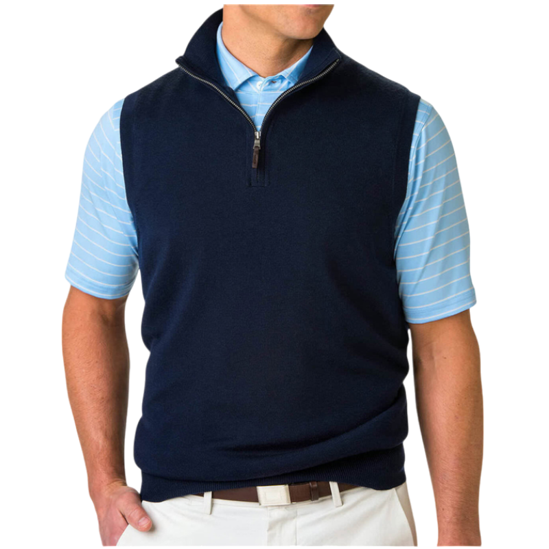 Fairway & Greene Men's Baruffa Quarter-Zip Windvest