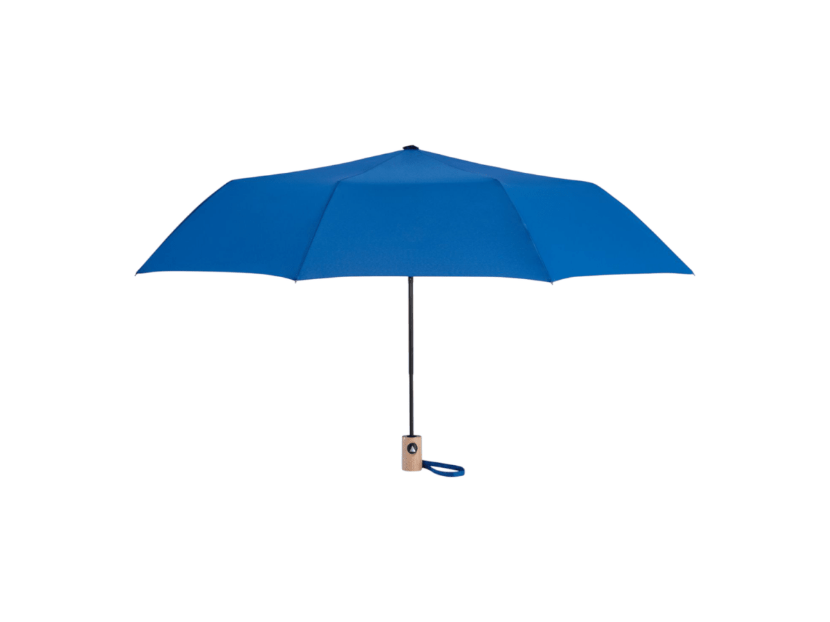 42" Recycled Folding Auto Open Umbrella - Auto Umbrellas - SwagWear