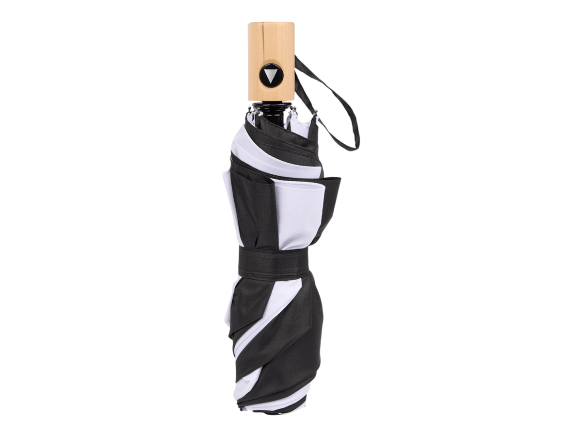 42" Recycled Folding Auto Open Umbrella - Auto Umbrellas - SwagWear