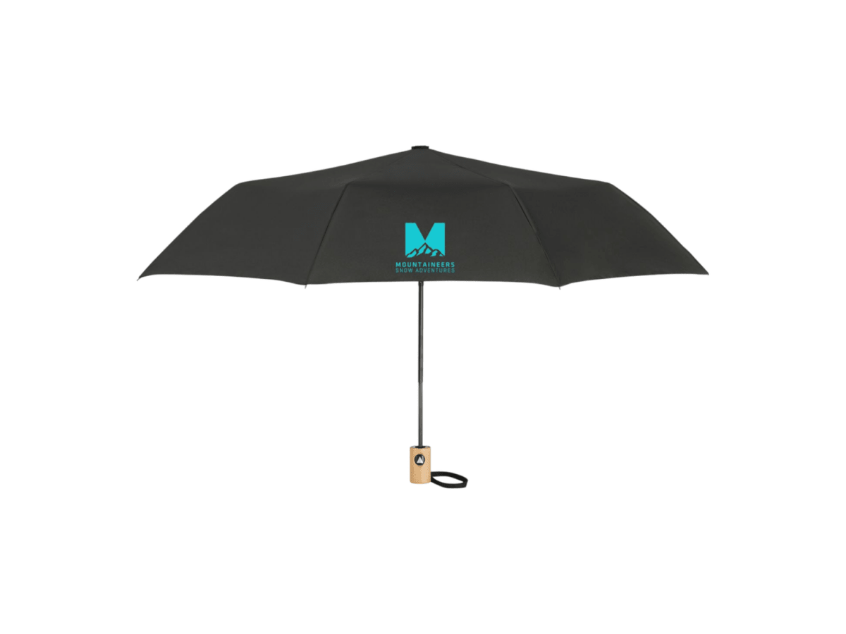42" Recycled Folding Auto Open Umbrella - Auto Umbrellas - SwagWear