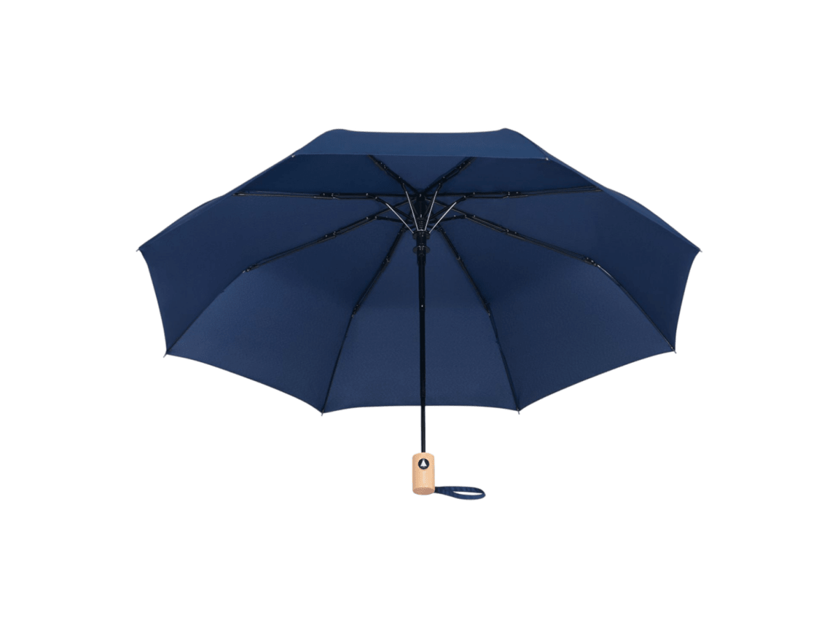 42" Recycled Folding Auto Open Umbrella - Auto Umbrellas - SwagWear