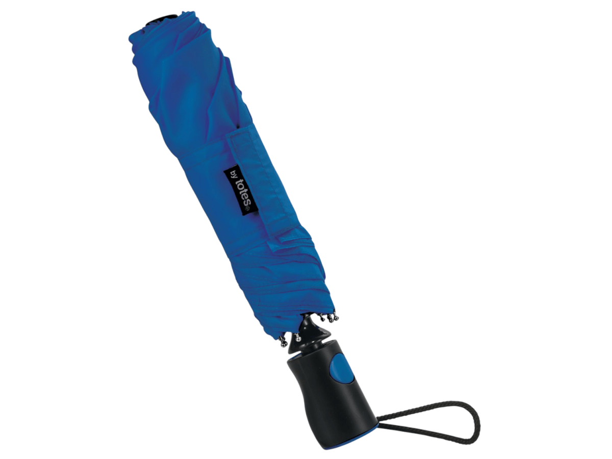 42" totes® 3 Section Auto Open Umbrella - Auto Umbrellas - SwagWear