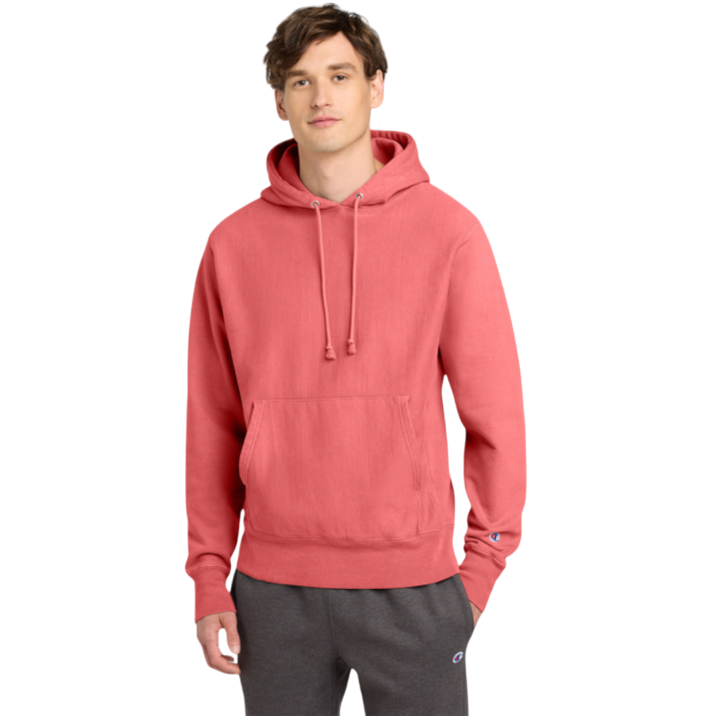 Champion ® Reverse Weave ® Garment-Dyed Hooded Sweatshirt